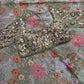 Crepe Saree Ornate Blouse with Mirror and Sequin Embroidery