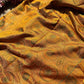 Yellow Patola Banarasi Silk Saree with Gold & Green Zari Weaving