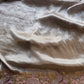 Silver & Antique Gold Designer Silk Saree with Peacock Handwork