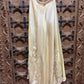 Ivory Pearl Embellished Peplum Divider Set with Dupatta