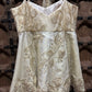 Ivory Pearl Embellished Peplum Divider Set with Dupatta