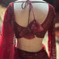 Wine Maroon Sequin Embroidered Non Bridal Lehenga Set