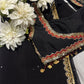 Black Designer Saree with Heavy Zari Embroidered Border