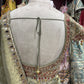 Sage Green Saree with Ornate Embroidery & Designer Blouse