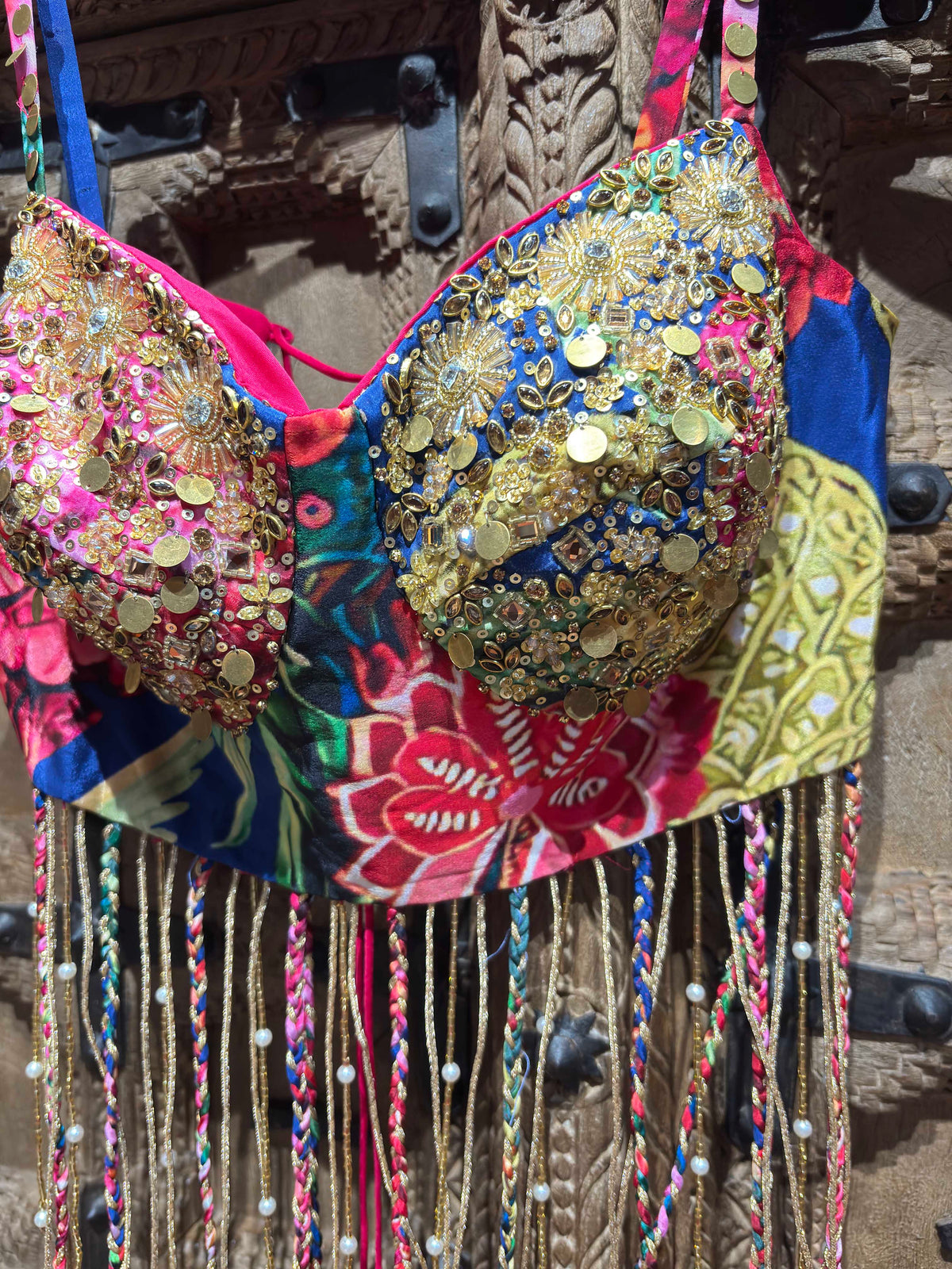 Carnival Theme Floral Printed Boho Designer Sharara