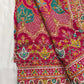 Silk Rani Pink Designer Embroidered Saree with Heavy Work Blouse