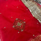 Gold & Ivory Zari  Saree Elephant Motif Border with Dupatta
