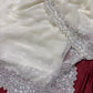 White Handwork Georgette Saree Premium Sequins & Cutdana Border