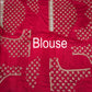 Silk Red Sequins Work Designer Saree with Heavy Embroidered Border