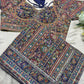 Navy Blue Multicolor Heavy Embroidered Designer Readymade Blouse