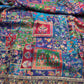 Navy Blue Multicolor Heavy Embroidered Designer Readymade Blouse