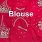 Bandhani Saree with Royal Peacock Weaving & Hand Embroidered