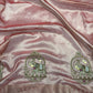 Saree with Handcrafted Elephant Motif Embroidery & Sequined Border