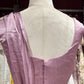 Blush Pink Shimmer Drape Saree with Hand-Embellished Designer Blouse
