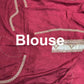 Wine Designer Saree with Sequin Embroidered Border & Floral Handwork