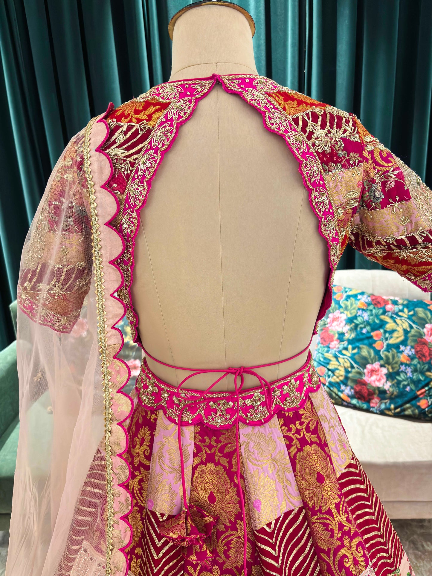Grand Lehenga with Intricate Embroidery and Regal Silhouette