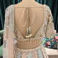 Graceful Lehenga with Sequin Adornments & Sheer Dupatta
