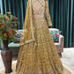 Regal Sunehri Grand Lehenga With Luxe Mirror Embellishment