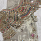 Designer Saree with Heavy Mirror & Multicolor Stone Embroidery Work