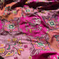 Designer Patola Saree with Heavy Multicolor Floral Embroidery
