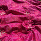Royal Rani Pink Designer Saree with Floral Embroidery Work