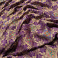 Purple Gold Zari Designer Saree with Traditional Floral Motifs Work