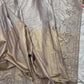 Luxury Champagne Gold Saree with Heavy Sequin, Pearl & Zari Embroidery