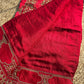 Royal Red Designer Saree with Gold Floral Embroidery & Sequin Work