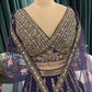 Regal Embroidered Lehenga with Intricate Gold Detailing