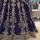 Regal Embroidered Lehenga with Intricate Gold Detailing