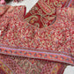Grand Designer Floral Print Saree With Zarkan & Sequins Work Blouse