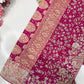Khaddi Georgette Zari Embroidered Designer Saree with Sequins Work