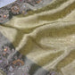 Green Kanchipuram Silk Saree with Heavy Sequins Embroidered Border