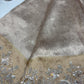Golden Kanchipuram Silk Saree with Heavy Sequins Embroidered Border