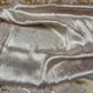 Golden Kanchipuram Silk Saree with Heavy Sequins Embroidered Border