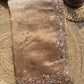 Champagne Gold Embroidered Saree with Floral Sequin Border