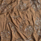 Champagne Gold Embroidered Saree with Floral Sequin Border