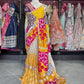 Mustard Yellow Multicolor Patchwork Embroidered Saree
