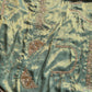 Sea Green Gold Woven Saree with Peacock Embroidered Border