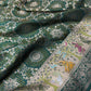 Green Designer Woven Saree with Rich Zari Border & Peacock Floral Pallu