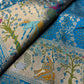 Turquoise Designer Woven Saree with Rich Zari Border & Peacock Floral Pallu