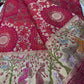 Rani Designer Woven Saree with Rich Zari Border & Peacock Floral Pallu