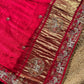 Royal Red & Gold Elephant Embroidered Designer Saree