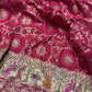Rani Designer Woven Saree with Rich Zari Border & Peacock Floral Pallu
