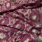Wine Designer Woven Saree with Rich Zari Border & Peacock Floral Pallu