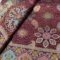 Wine Designer Woven Saree with Floral Paisley Motifs & Rich Border