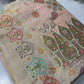 Ivory Designer Woven Saree with Floral Paisley Motifs & Rich Border