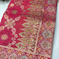 Rani Designer Woven Saree with Floral Paisley Motifs & Rich Border