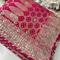Rani Designer Woven Saree with Heavy Zari Work Border & Floral Motifs