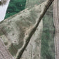 Green Designer Saree with Elephant Lotus Embroidery & Rich Zari Border